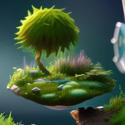 Tiny living world , diorama, creative, unique , 8k resolution