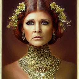 Princess leia goddess, perfect face, fantasy, beautiful face, gorgeous, intricate, dramatic lighting, emotionally evoking symbolic metaphor, highly detailed, photorealistic, artstation, concept art, smooth, sharp focus, art by albert aublet and krenz cushart, tomasz alen kopera, peter mohrbacher, and alphonse mucha, sharp focus, emitting diodes, smoke, artillery, sparks, racks, system unit, motherboard, by pascal blanche rutkowski repin artstation hyperrealism painting concept art