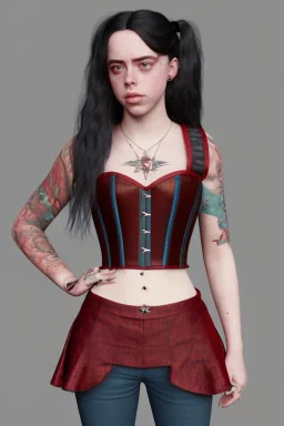 Billie Eilish, corset