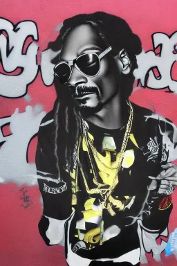 Snoop Dogg, graffiti, 3d