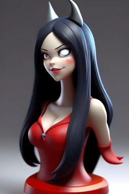 marceline vampire adventure time bust cartoon style