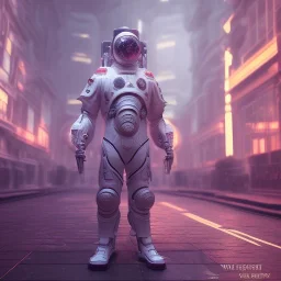 white marble statures in Peripheral cyberpunk futuristic majortown London, year 2037, Night time , shelled, anti-realism,atmospheric, space suit, cinematic lighting, lights, unreal engine 5