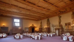 the great hall in the castle