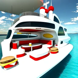 The McDonalds fast food chain builds its own yacht.