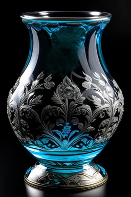 kazakh crystal vase