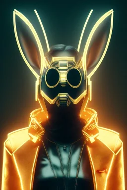 MCU Portrait, Front image, cyberpunk rabbit-woman, mask, black red color, latex suit, photo studio, highly detailed, concept art, smooth, unreal engine 5, god rays, ray tracing, RTX, lumen lighting, ultra detail, volumetric lighting, 3d, finely drawn, high definition, high resolution.