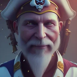 Pirate unreal engine 5, octane render, ultra realistic, 3d, cinematic, cinema 4d, face focus, 3d render