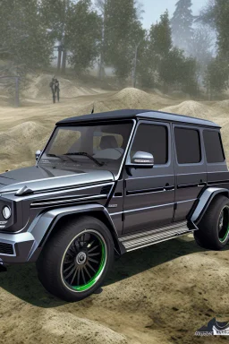G-Class musou black hyper sport fusion, Rear View, 4K, Ultra Realistic