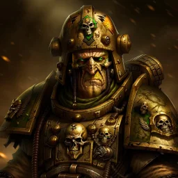warhammer 40000, krieg regiment, portrait