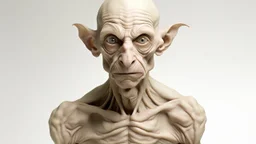 Moises , sin pelo con mirada vaga y color de piel blanca