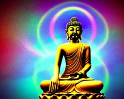 Buddha, bliss, hologram