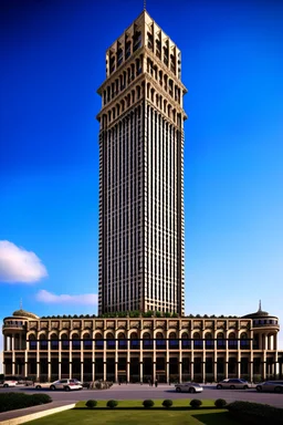 a 5 stars hotel tower which inspired by Erbil citadel.