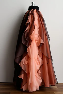 Skirt with tissue made with 3D print