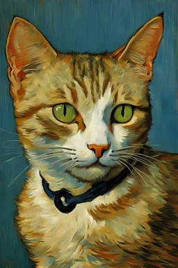 Porträt einer Katze von Van Gogh