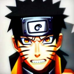 Naruto, Portrait 3d, très détaillé, très réaliste, très détaillé