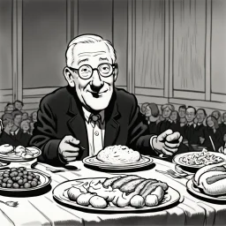 Thanksgiving dinner with Charles Schulz