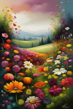 Paisaje floral