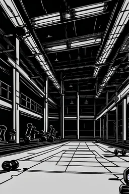 dark monochrom Gym