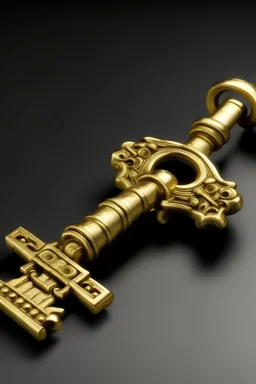 Key Gate of the Kingdom of Ammon Length 20cm Weight 180 grams prepared gold