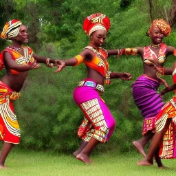 African women dancers