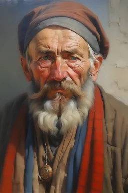 Russian peasant by Oliver Postgate