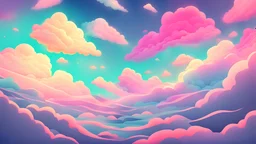 Chroma colorful cloud effect