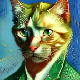 Porträt einer Katze von Van Gogh