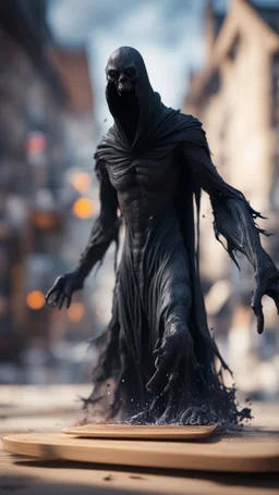 naked dementor smashing boards,bokeh like f/0.8, tilt-shift lens 8k, high detail, smooth render, down-light, unreal engine, prize winning