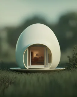 a house shaped like a teacup