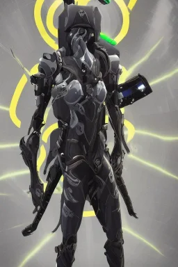 cyber ninja, black metal armor, futuristic suit, imperious, 8k resolution, overwatch, genji