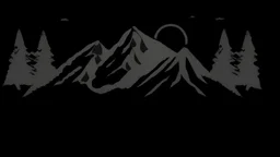 Make the Mountain, but make sure the colour should be white.