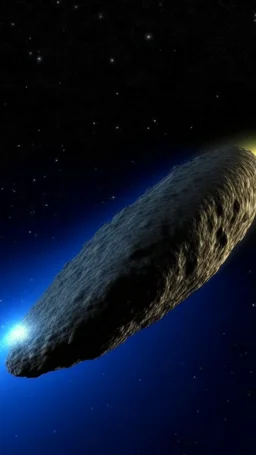 A comet looks like French Baguett