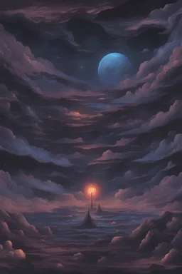 A Pokemon starter background in the void