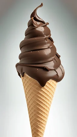 Chocolate Ice cream cone