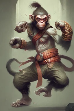 three-armed monkey fighter