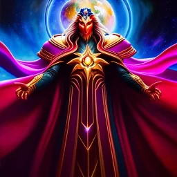 Ultra detailed fullbody Portrait in oil on canvas of heroes of the storm -Kael'thas,extremely detailed digital painting,intense stare, extremely detailed face, crystal clear eyes, mystical colors ,perfectly centered image, perfect composition, rim light, beautiful lighting,masterpiece ,8k, stunning scene, raytracing, anatomically correct, in the style of Steve Jung and robert e howard and Wizyakuza and Ohrai Noriyoshi and Simon Bisley and uncannyknack.