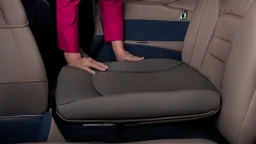 brown oily wet spot on seat