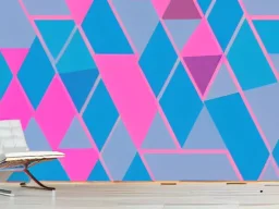 wallpaper triangles technologie blue pink minimalist