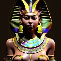 softly lit portrait of the beautiful egyptian goddess, bastet, bast, woman / cat hybrid, soft torchlight in an egyptian tomb, digital art by ruan jia and mandy jurgens and artgerm and william - adolphe bouguereau, highly detailed, trending on artstation, award winning,