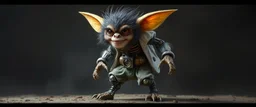 dandy fluffy bugbear scientist gremlin with huge stiff power pants exo-skeleton