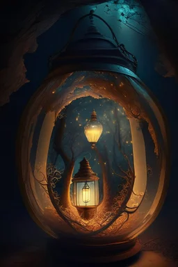 A world inside a lantern