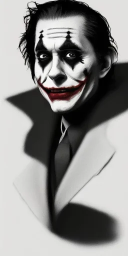 Joker being The dealer dark background fanart look