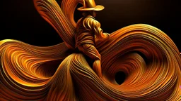 Modern Art. 3d Rendering. Western Art.