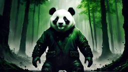 Game, character, matrix, Panda,Woods ,dark art,nuclear war ,powerful, new age masterpice, stunning,