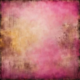 Hyper Realistic pink & golden multicolor grungy rustic texture with vignette effect