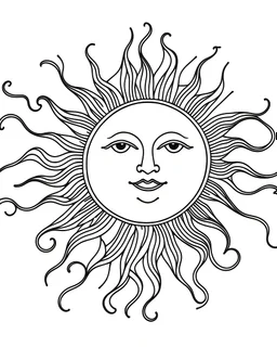 sun outline