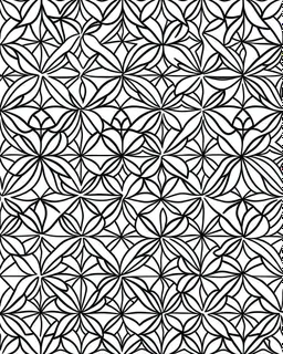 outline art for bold and easy coloring pages with A very simple and super minimal design featuring a beautiful repeating geometric pattern., white background, sketch style, fully body, only use outline, cartoon style, clean line art, white background, no shadows and clear and well outlined