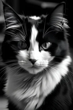 Yaramaz, oyuncu 25 yaşında siyah-beyaz tüylü kedi
