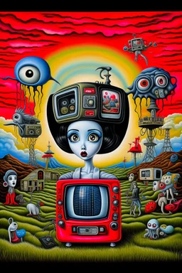 The media consumed is a mood organ; pop surrealism