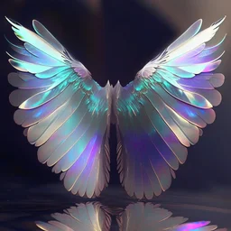 iridescent wings